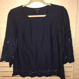 Banana Republic Navy Blue Blouse XSmall